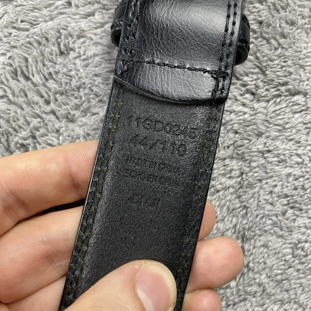 Unbranded‎ Synthetic Leather Belt Mens 44/110 Black